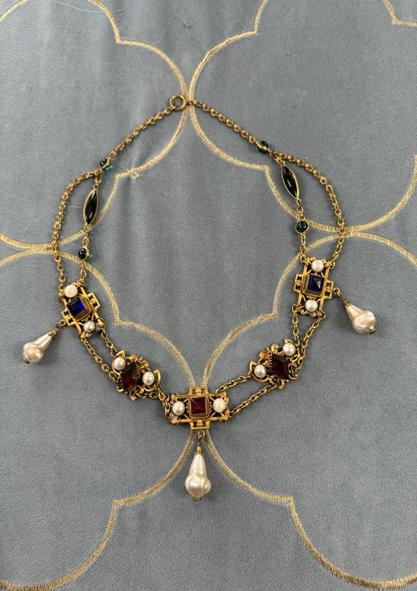 Antique Theatrical Necklace, Germany, ca. 1890-1910