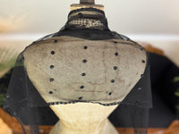 Polka Dot Tulle Shawl, ca. 1910