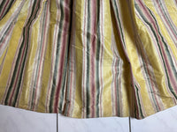 A Yellow, Green and Pink Striped Silk Taffeta Robe à l’Anglaise, ca. 1770