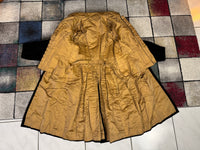 Victorian Silk Dress with Velvet Coat, ca. 1895 - Authentic American Antique Fashion