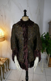 Paisley Silk Dolman, ca. 1880
