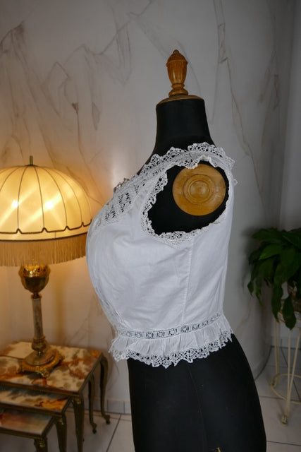 Corset Cover, ca. 1906