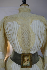 MACHERET Society Dress, New York & Paris, ca. 1901
