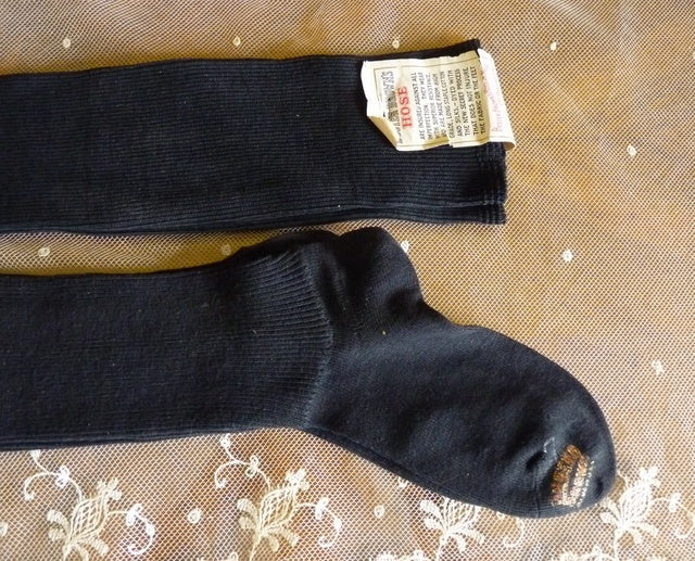 BUSTER BROWN Antique Boys Stockings, 1920s
