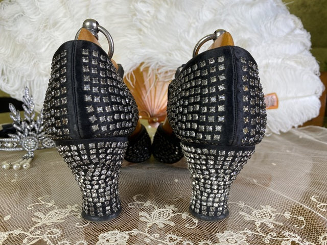 C.H. WOLFELT Co. Dazzling Rhinestone Dance Shoes, Los Angeles, ca, 1929