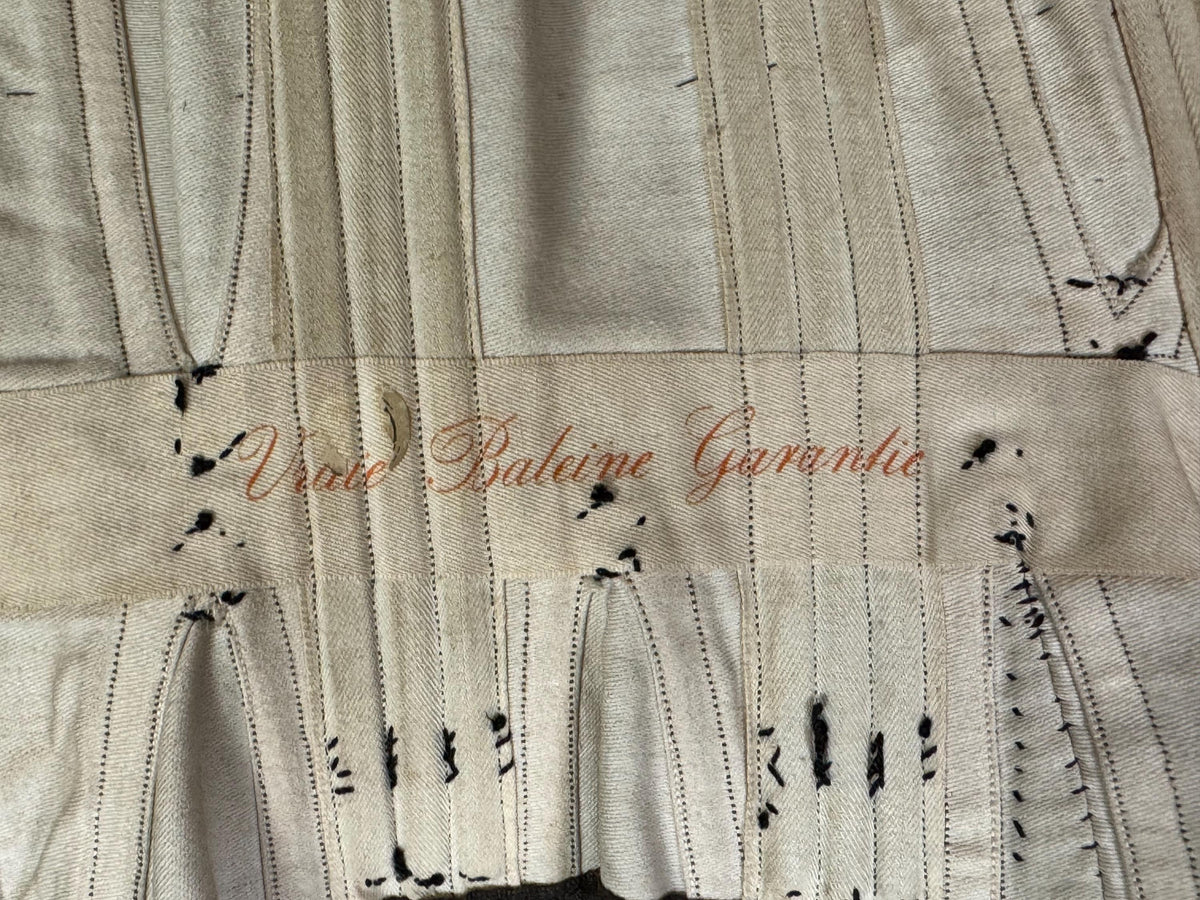 GRAND MAGASINS DU LOUVRE Waist Corset, Paris, ca. 1870