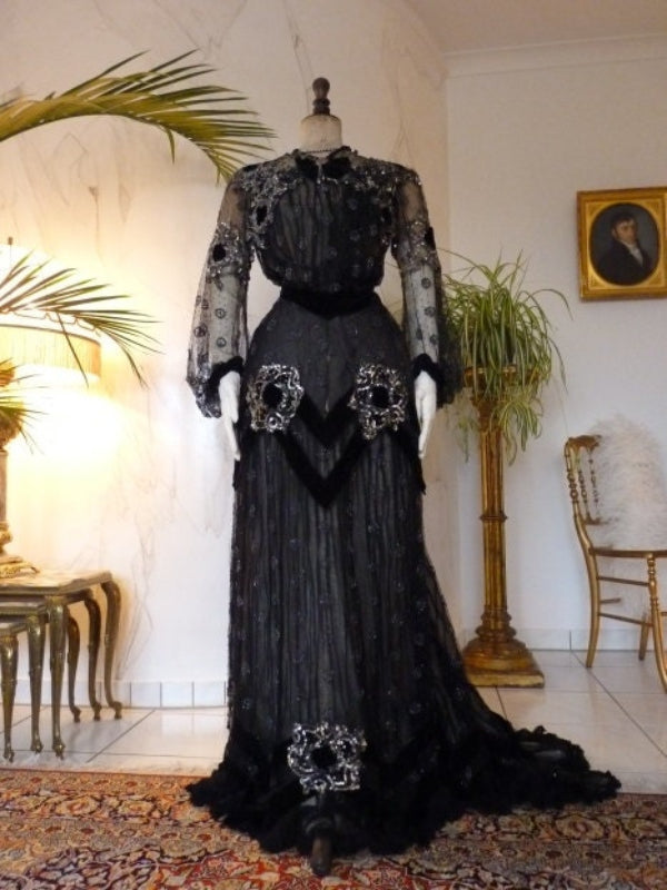 1900-1913 Antique Dresses ANTIQUE GOWN 1900-1913 Antique Dresses ANTIQUE GOWN