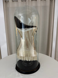 Extremely Rare CB Corset Display, ca. 1880 – Original Victorian Corset Under Glass Dome