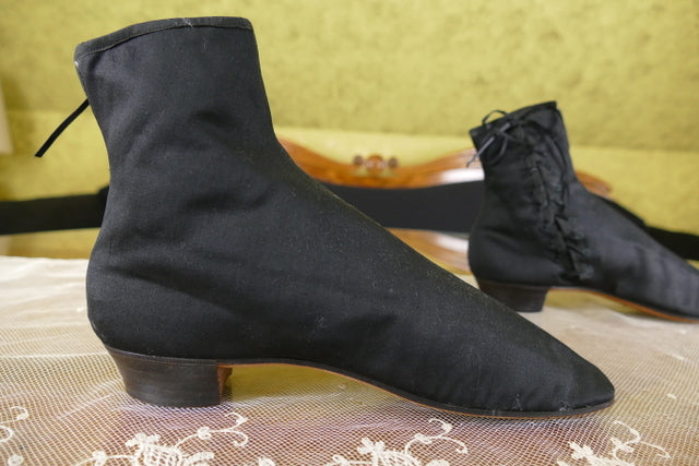 Black Side Lacing Boots, Civil War Era, ca. 1860-1865