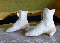 Sport Cotton Sateen Lace Boots, ca. 1875