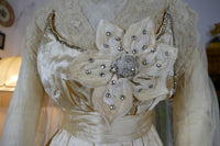 HUGHES & STARNES Wedding Dress, ca. 1915