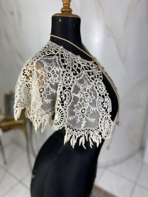 Handmade Lace Collar, ca. 1890