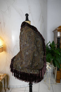 Paisley Silk Dolman, ca. 1880