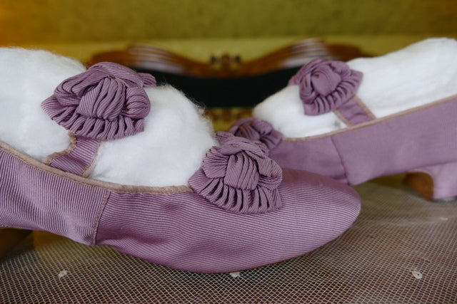 OPPERMANN & Co. Evening Shoes, Princely House of Wied, Berlin, ca. 1867-1870