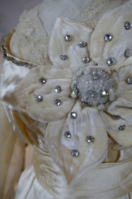 HUGHES & STARNES Wedding Dress, ca. 1915