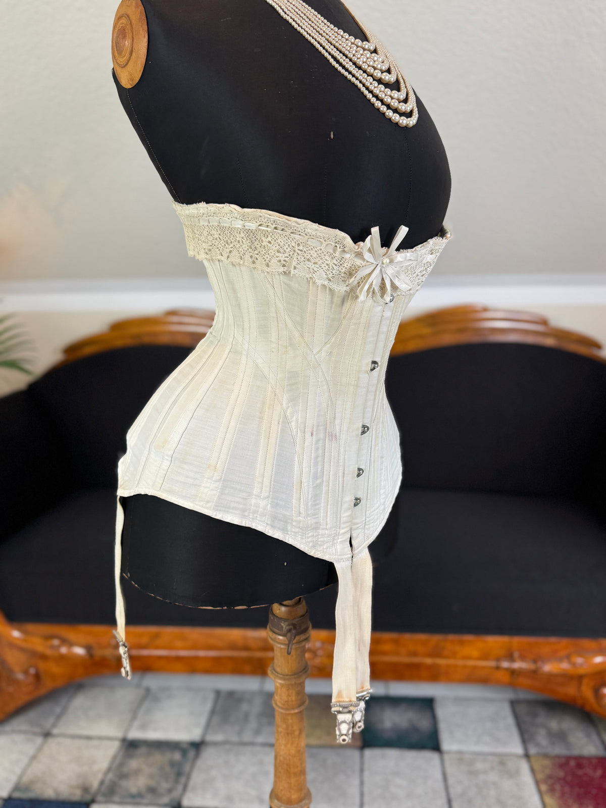 IVY Edwardian Underbust Corset, America, ca. 1910