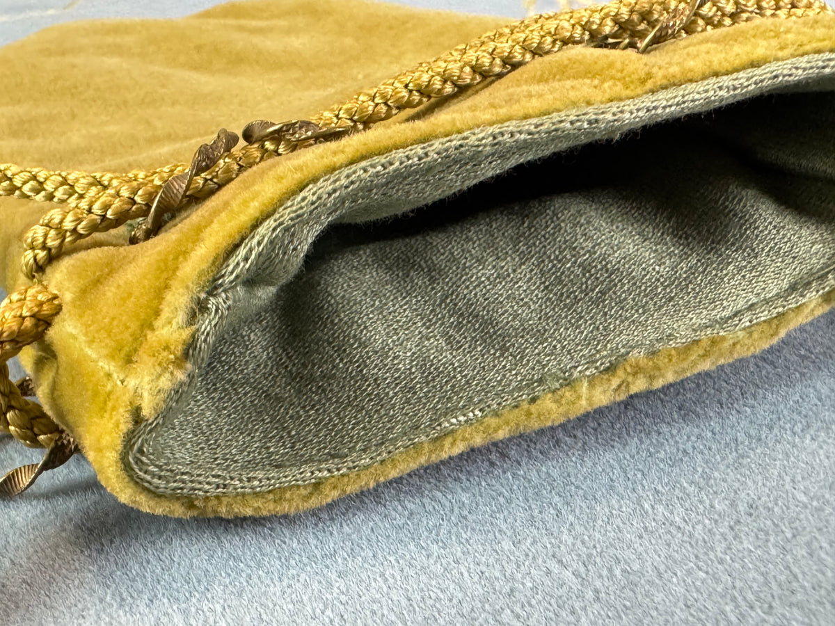 Velvet Pouch, ca. 1860