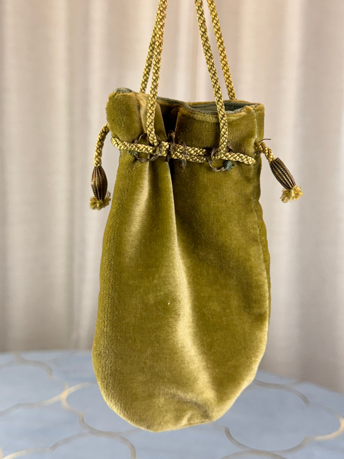 Velvet Pouch, ca. 1860