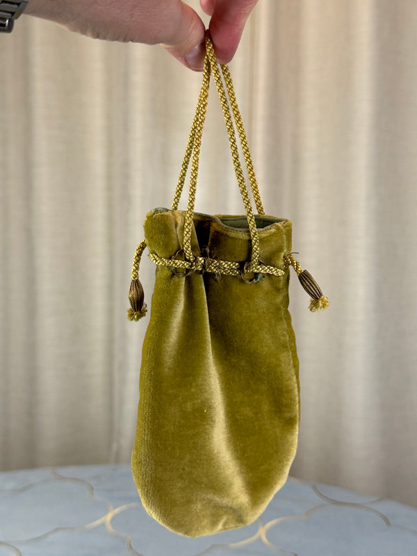 Velvet Pouch, ca. 1860