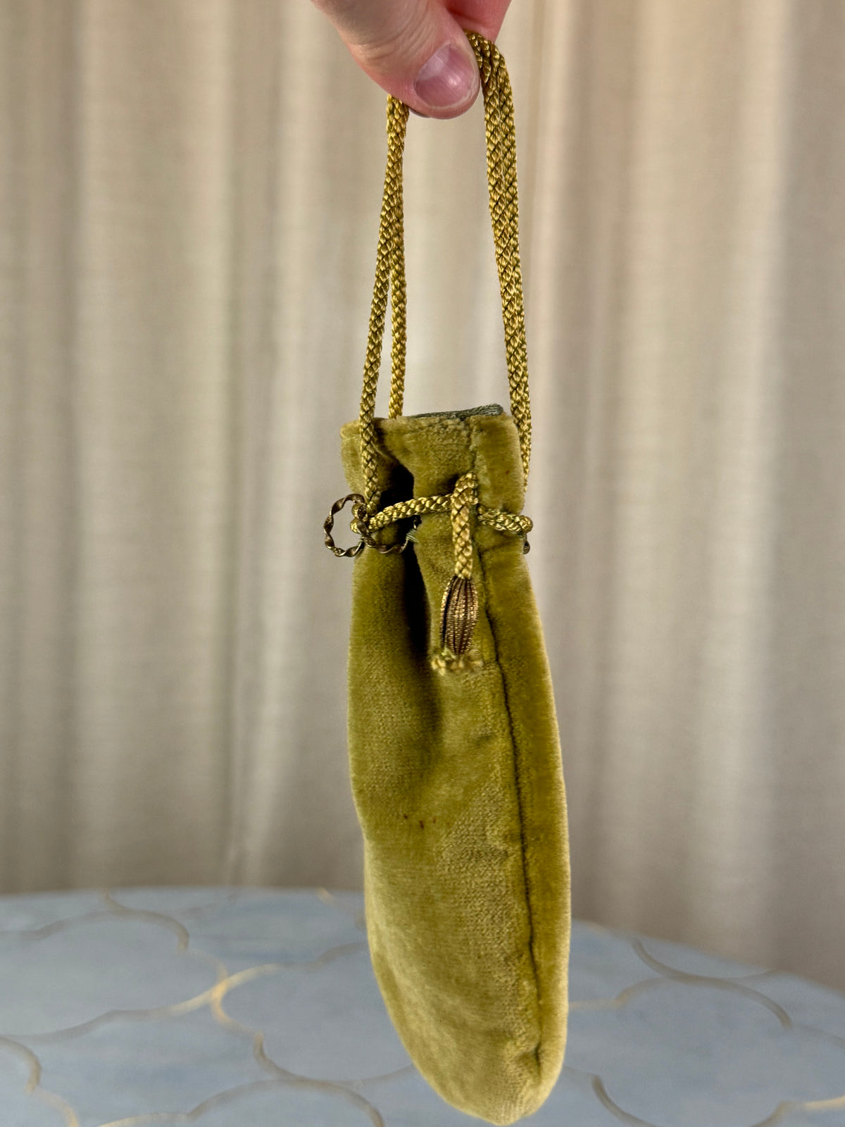 Velvet Pouch, ca. 1860
