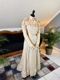 Antique Victorian Wedding Dress, ca. 1896