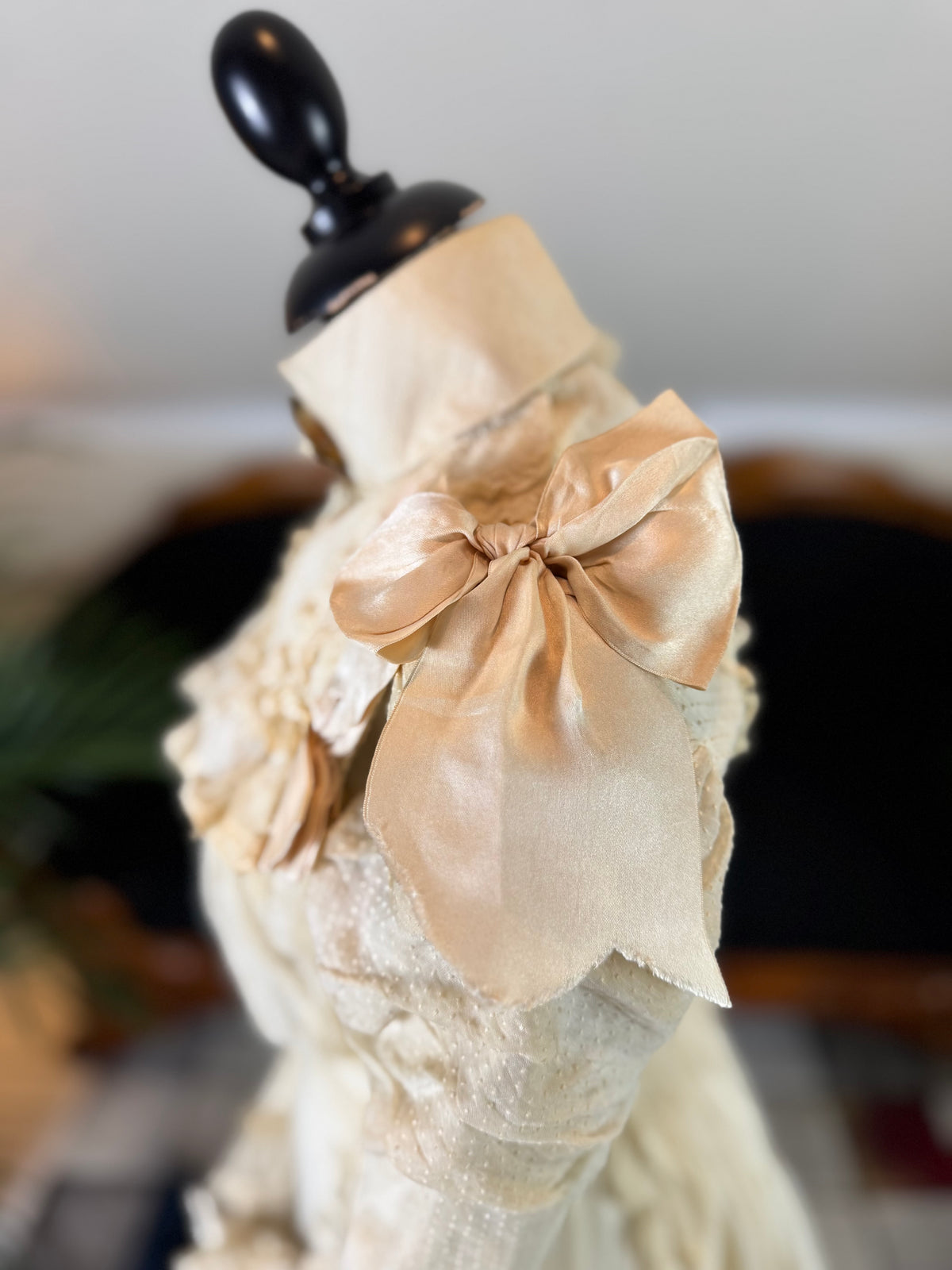 Antique Victorian Wedding Dress, ca. 1896