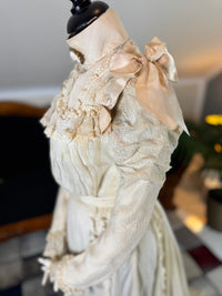 Antique Victorian Wedding Dress, ca. 1896