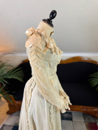 Antique Victorian Wedding Dress, ca. 1896