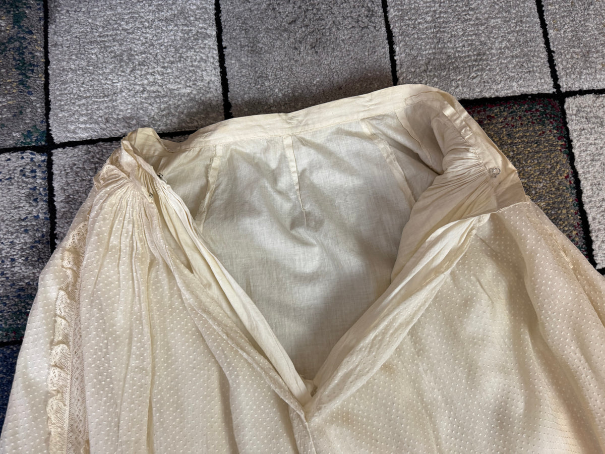 Antique Victorian Wedding Dress, ca. 1896