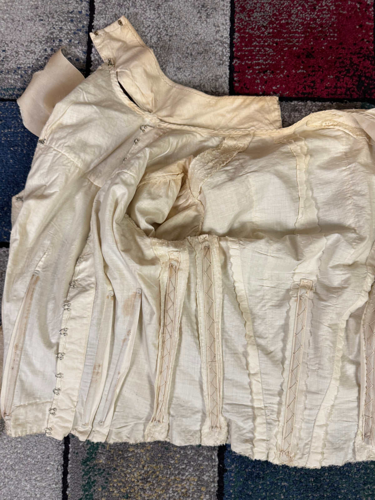 Antique Victorian Wedding Dress, ca. 1896