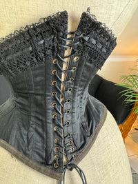 GRAND MAGASINS DU LOUVRE Waist Corset, Paris, ca. 1870