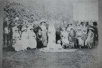 HUGHES & STARNES Wedding Dress, ca. 1915