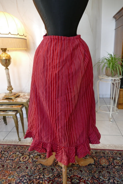 Red Petticoat, France, ca. 1900