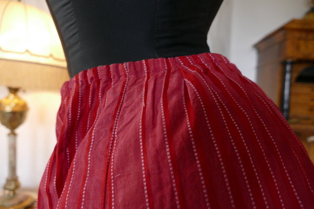 Red Petticoat, France, ca. 1900