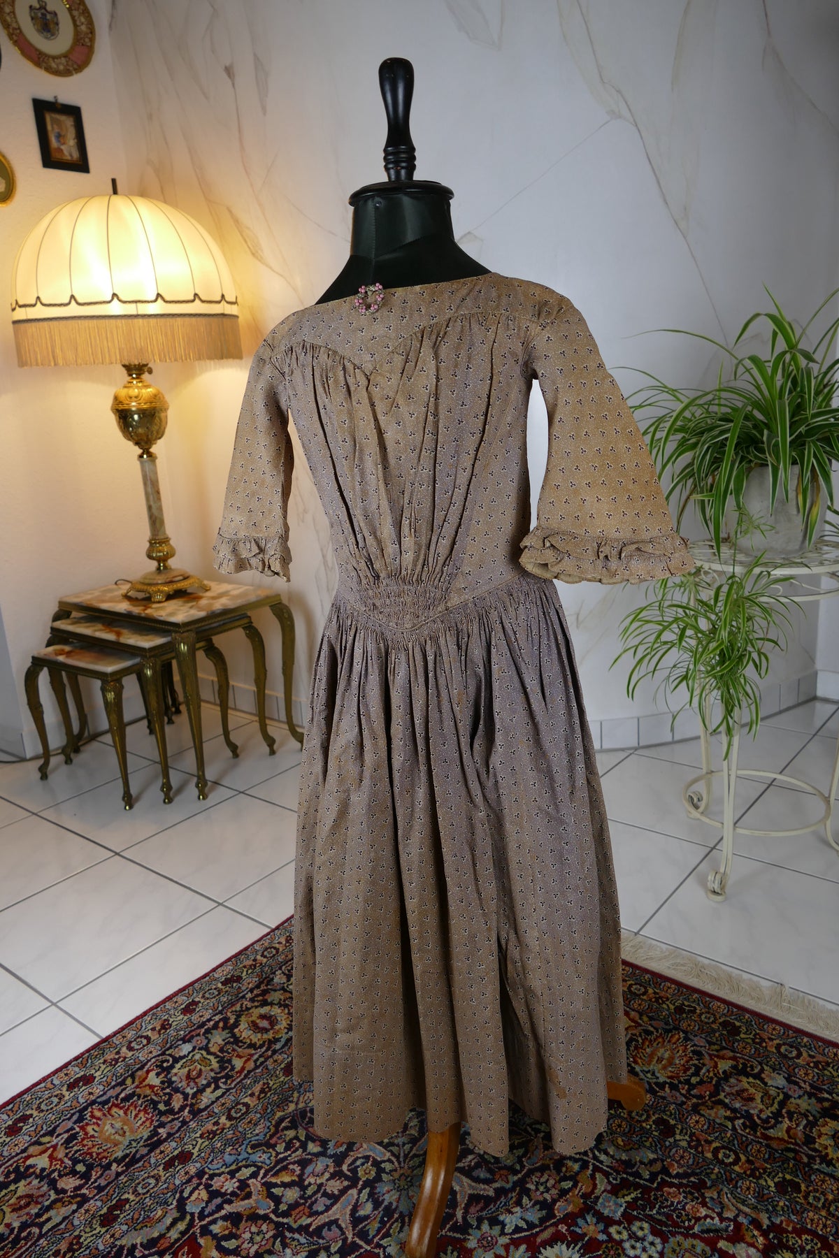 Biedermeier Girl's Dress, ca. 1845