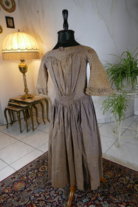 Biedermeier Girl's Dress, ca. 1845