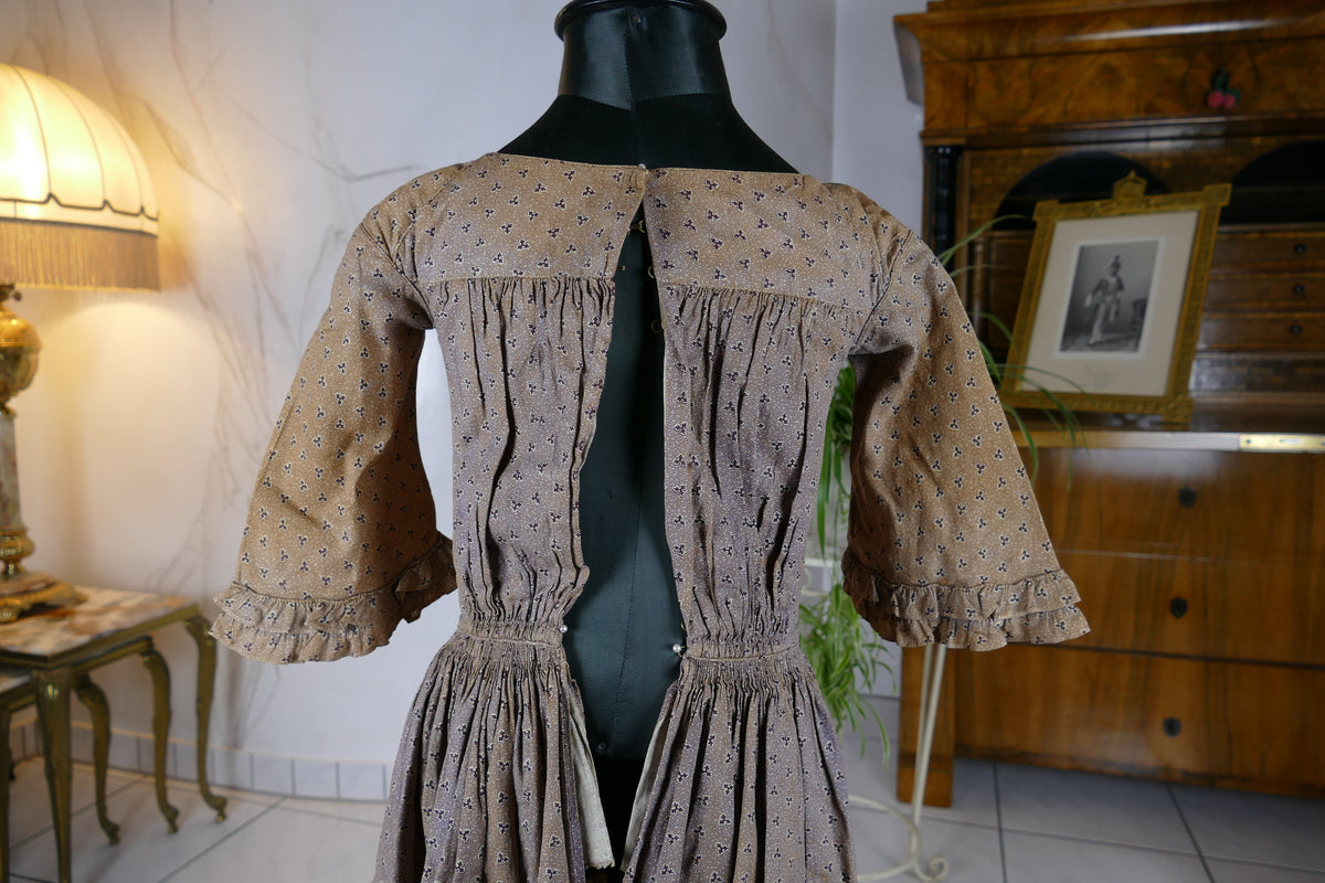Biedermeier Girl's Dress, ca. 1845