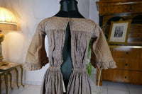 Biedermeier Girl's Dress, ca. 1845