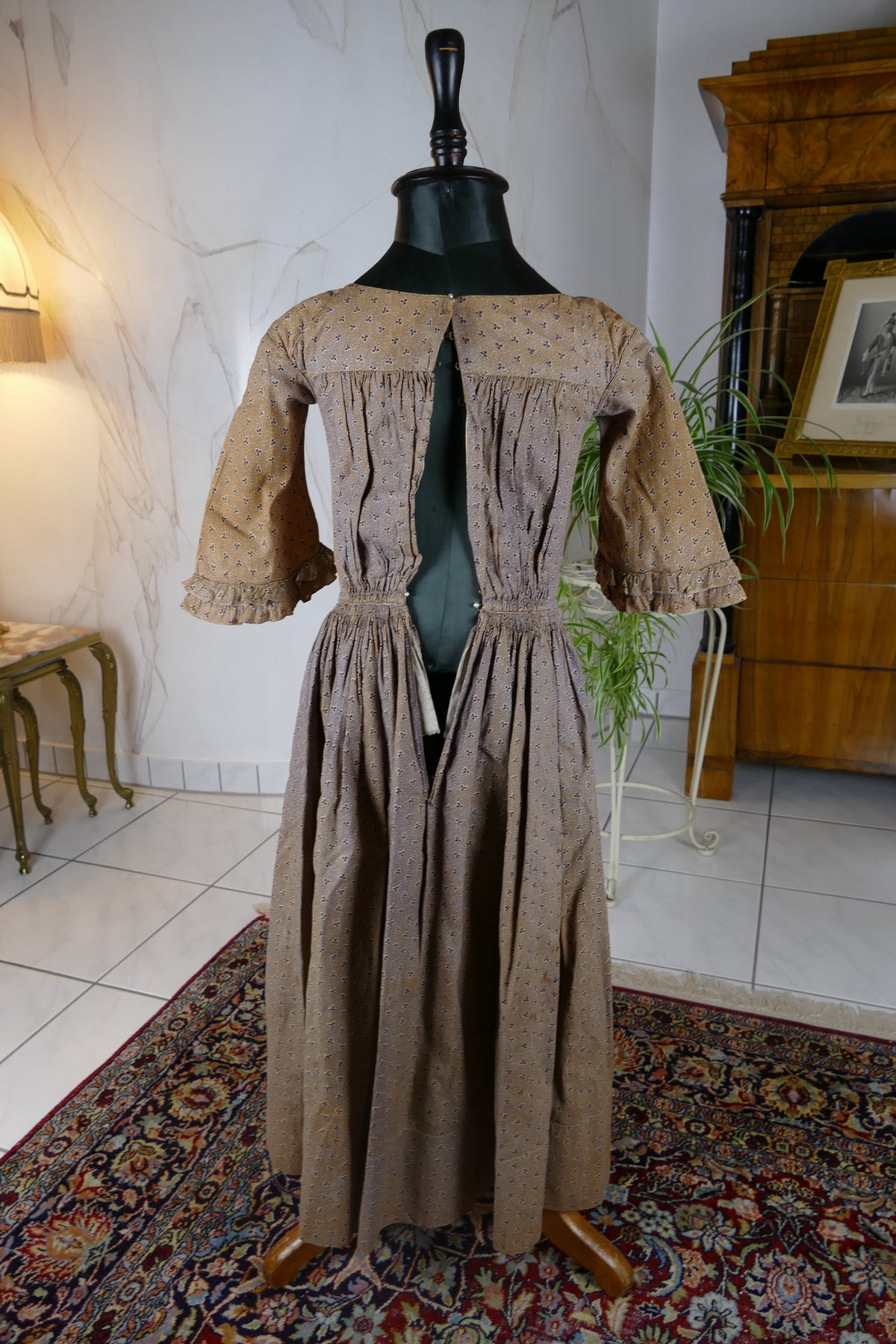 Biedermeier Girl's Dress, ca. 1845
