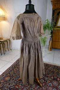 Biedermeier Girl's Dress, ca. 1845