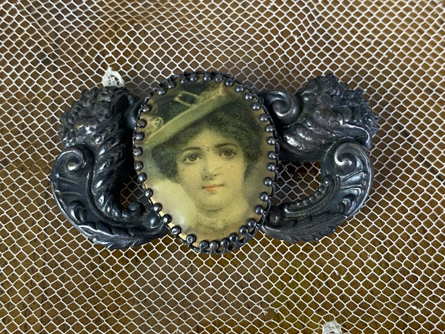 Belt Buckle Art Nouveau Motif, ca. 1908
