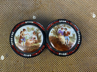 Belt buckle with Romance Scene, ca. 1912
