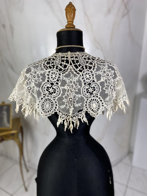 Handmade Lace Collar, ca. 1890