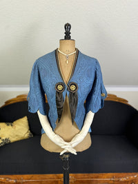 Blue Edwardian Jacket, ca. 1910