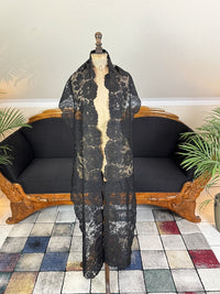 Black Lace Scarf, ca. 1905