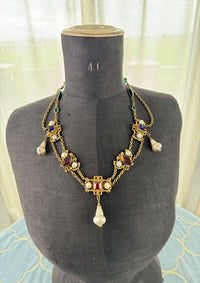 Antique Theatrical Necklace, Germany, ca. 1890-1910