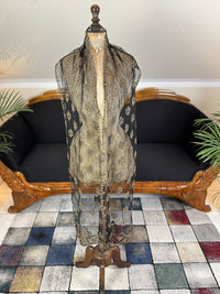 Embroidered Victorian Shawl, ca. 1895