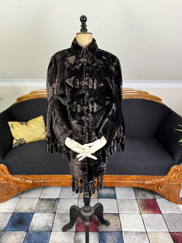Victorian Velvet Dolman, America, ca. 1880 – ANTIQUE GOWN