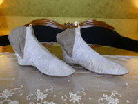 Extensible Silk Boots, ca. 1852
