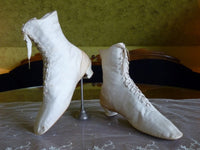 Sport Cotton Sateen Lace Boots, ca. 1875